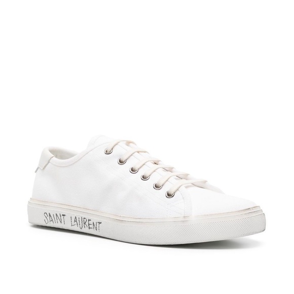 Saint Laurent Malibu Distressed Sneaker - Picture 1 of 12